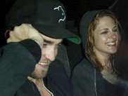 Rob y Kristen muy sonrientes